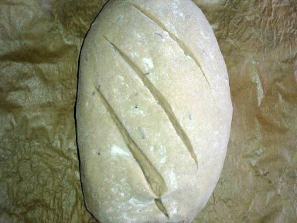 Pan noruego de centeno, con semillas de alcaravea - Preparación paso 3