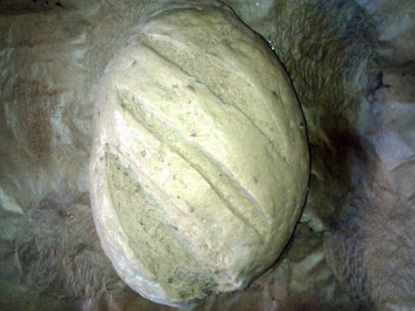 Pan noruego de centeno, con semillas de alcaravea - Preparación paso 4