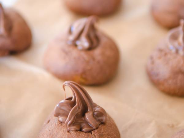 Galletas de nutella y plátano - Preparación paso 3