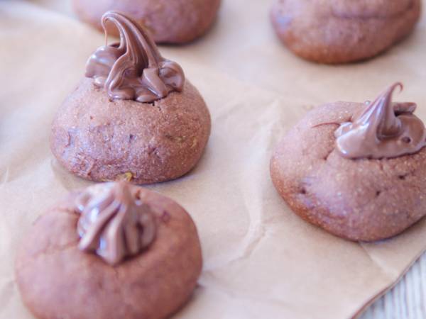 Galletas de nutella y plátano - Preparación paso 4