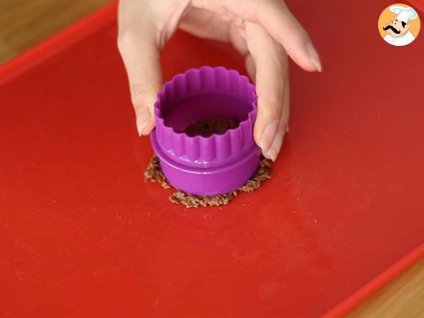 Semi esferas de chocolate sabor ferrero rocher - Preparación paso 5