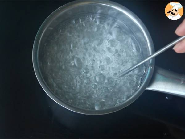 Esponjitas caseras, nubes, marshmallows - Preparación paso 1