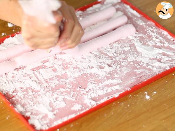 Esponjitas caseras, nubes, marshmallows - Preparación paso 5