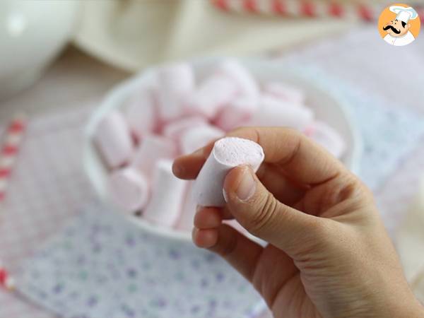 Esponjitas caseras, nubes, marshmallows - Preparación paso 7