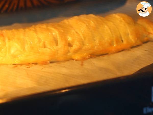 Bacalao hojaldrado con espinacas - Preparación paso 5