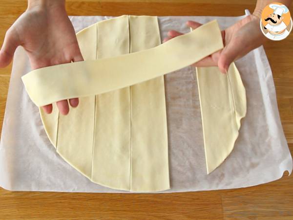 Rosas de manzana y hojaldre - Preparación paso 2