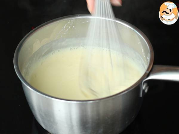 Tarta sol de vainilla y chocolate - Preparación paso 3