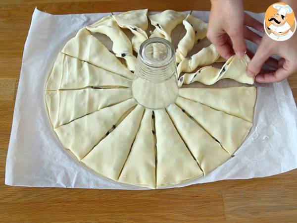 Tarta sol de vainilla y chocolate - Preparación paso 6