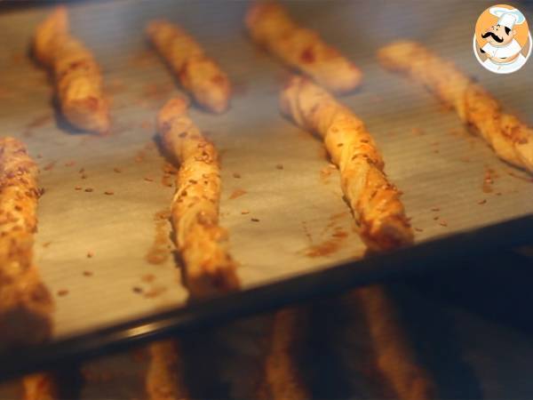 Bastones de hojaldre y sésamo - Preparación paso 5