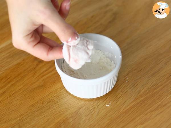 Mollejas con setas colmenillas - Preparación paso 1