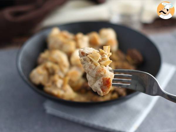 Mollejas con setas colmenillas - Preparación paso 5