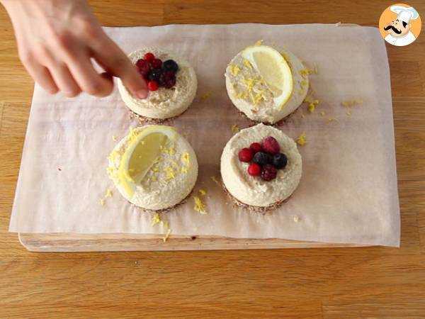 Cheesecakes veganos con anacardos - Preparación paso 6