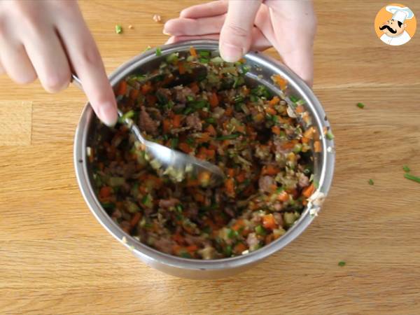 Pan bao, bollitos de pan al vapor - Preparación paso 7