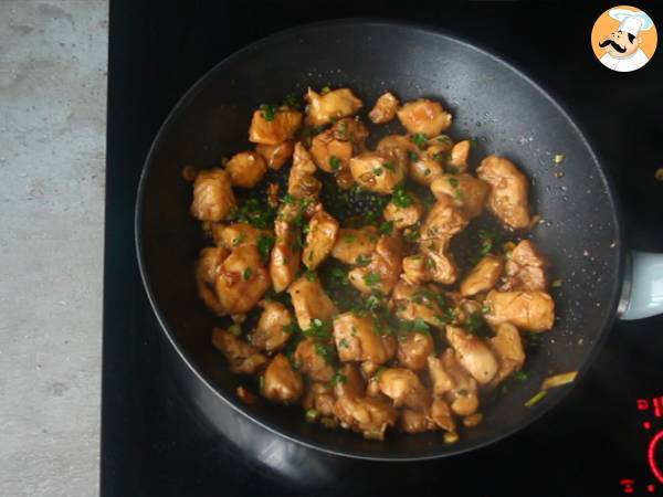 Pollo al jengibre con citronela (receta exótica) - Preparación paso 4