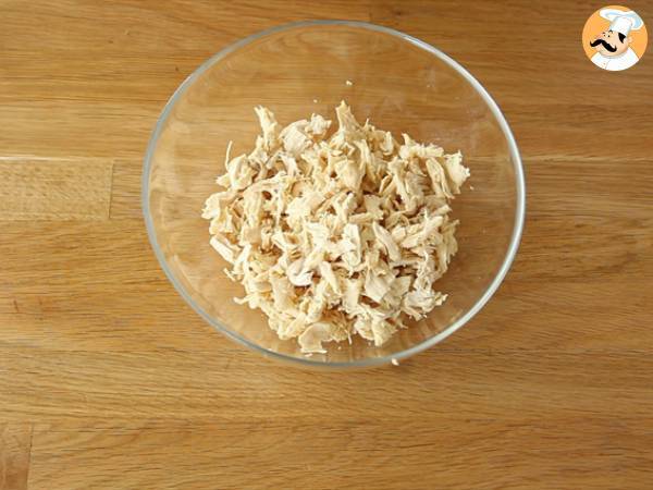 Coxinhas brasileñas (rellenas de pollo) - Preparación paso 4