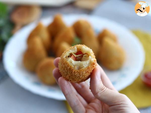 Coxinhas brasileñas (rellenas de pollo) - Preparación paso 10