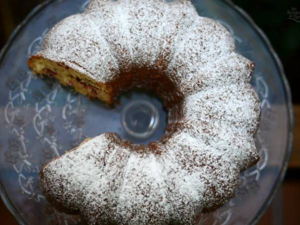 Bundt cake con arándanos rojos - Preparación paso 2