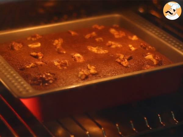 Brownie de calabacín (extra esponjoso) - Preparación paso 6