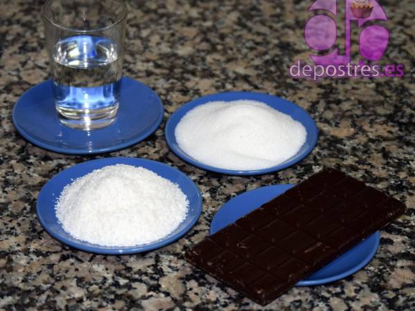 Bolitas de coco fáciles - Preparación paso 1