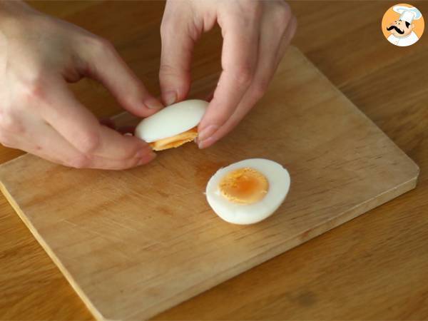 Huevos rellenos (fáciles y rápidos) - Preparación paso 1