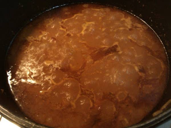 Pollo al provenzal (cocina tradicional francesa) - Preparación paso 7