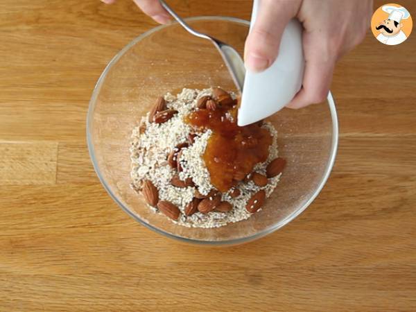 Muesli casero con avena y frutos secos - Preparación paso 2