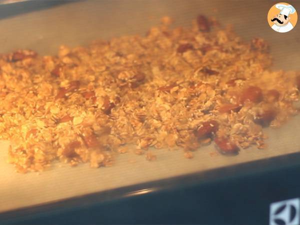 Muesli casero con avena y frutos secos - Preparación paso 4