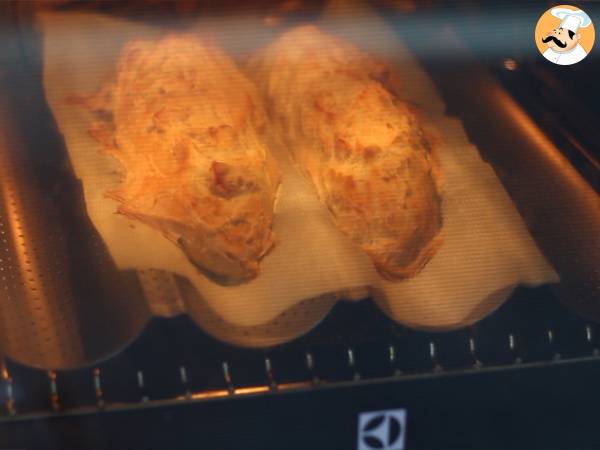 Baguettes de pan express - Preparación paso 6