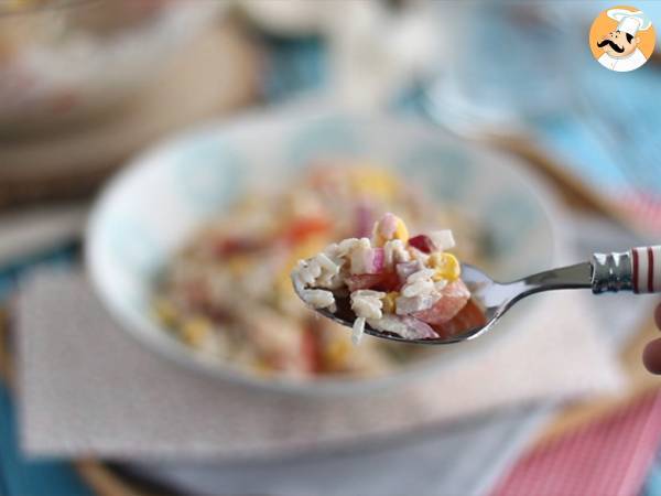 Ensalada de arroz (fácil y rápida) - Preparación paso 5