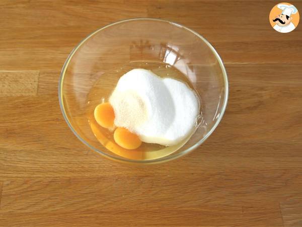 Bizcocho cuatro cuartos (simple y rápido) - Preparación paso 1