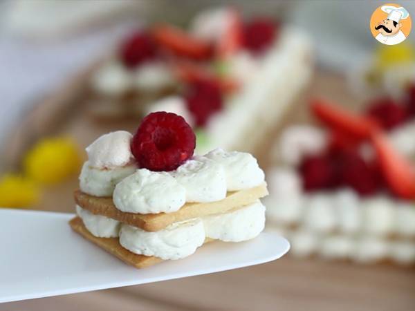 Tarta de números (number cake) - Preparación paso 12