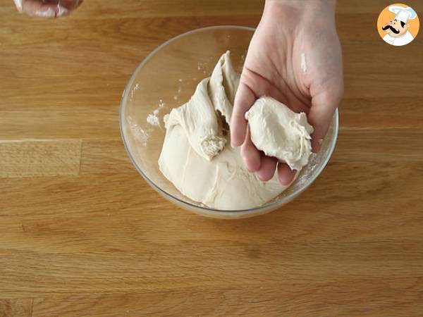 Bollitos pizza de jamón y queso (Buns pizza ) - Preparación paso 3