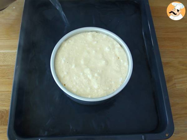 Cheesecake japonés ligero y esponjoso - Preparación paso 5