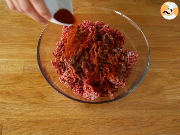 Tajine de kefta (albóndigas de ternera con hierbas y especias) - Preparación paso 2