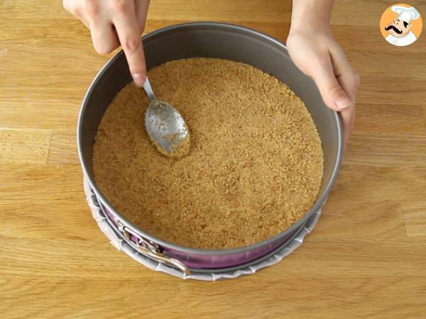 Bavarois de frambuesa y chocolate blanco (etapas y vídeo) - Preparación paso 2