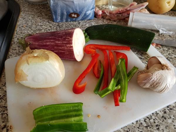 Guiso con todo - Preparación paso 2