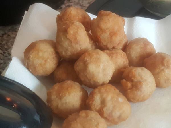 Albóndigas de pavo y pollo con champiñones y pimientos de piquillo - Preparación paso 5