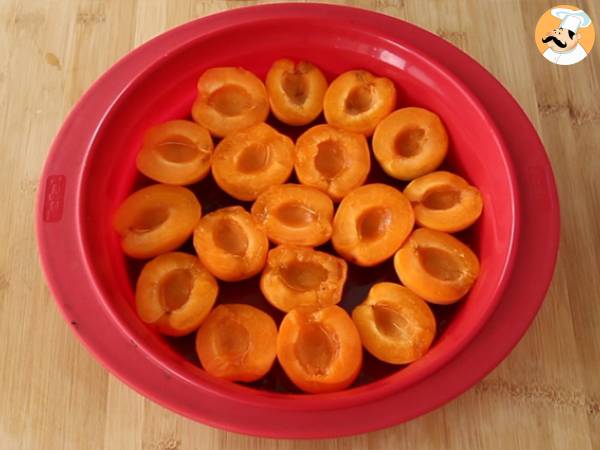 Bizcocho de albaricoque fácil y rápido - Preparación paso 2