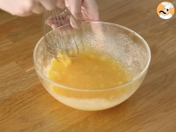 Bizcocho de albaricoque fácil y rápido - Preparación paso 3