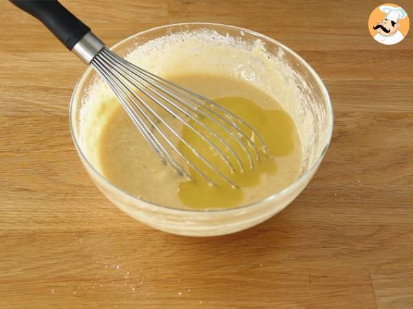 Bizcocho de albaricoque fácil y rápido - Preparación paso 4