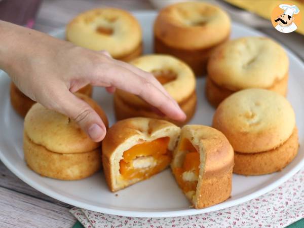 Bizcochitos albaricoque rellenos de mascarpone - Preparación paso 7