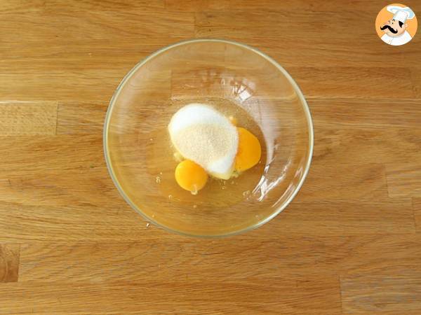 Gratinado de albaricoque y coco - Preparación paso 2