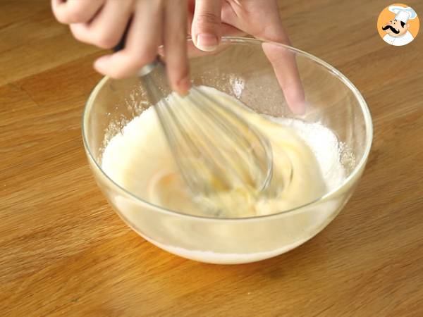 Gratinado de albaricoque y coco - Preparación paso 3