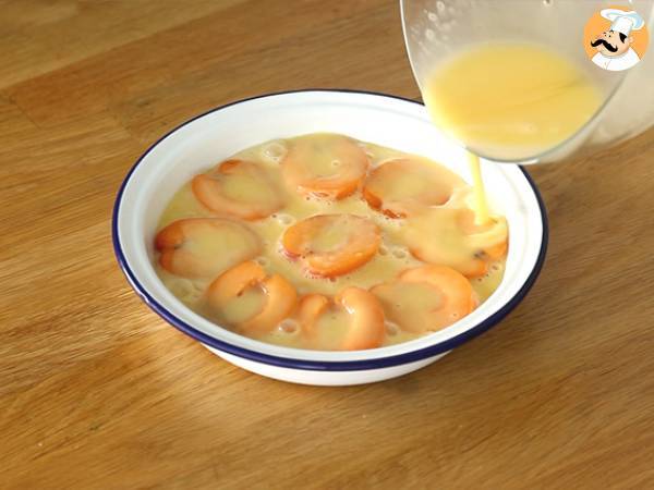 Gratinado de albaricoque y coco - Preparación paso 4