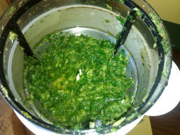 Kathi roll de pollo {chicken frankie}, comida india callejera - Preparación paso 1