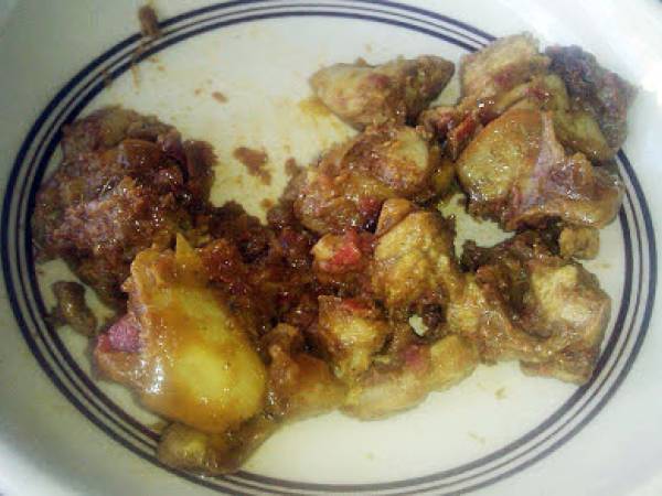 Kathi roll de pollo {chicken frankie}, comida india callejera - Preparación paso 8