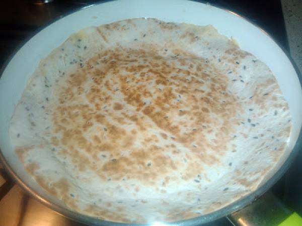 Kathi roll de pollo {chicken frankie}, comida india callejera - Preparación paso 11