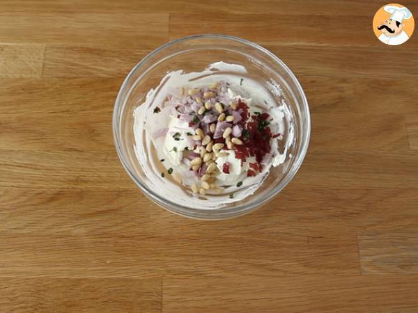 Cuarteto de aperitivos con embutido - Preparación paso 4