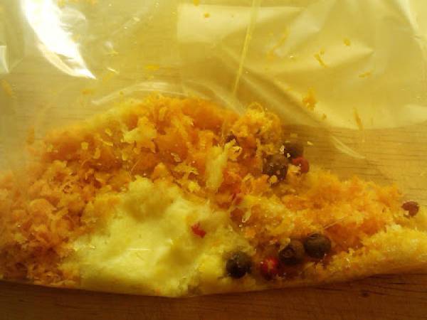 Pechuga de pavo marinada con naranja - Preparación paso 2