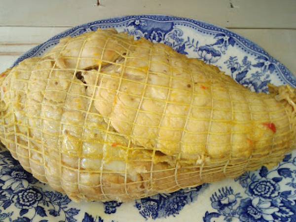 Pechuga de pavo marinada con naranja - Preparación paso 8